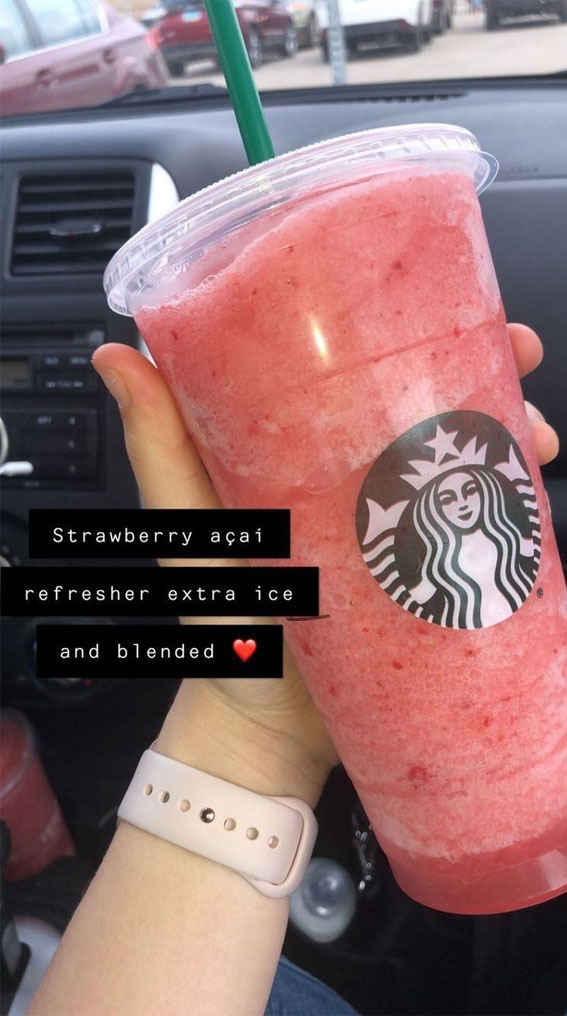 50 Mix n Match Flavors Starbucks Creations : Strawberry Acai