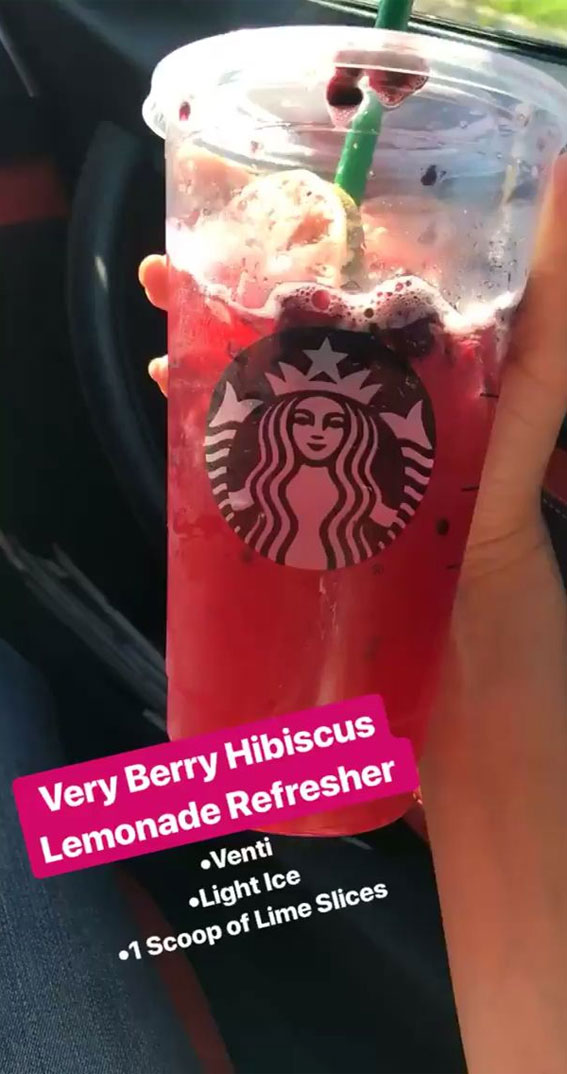 50 Mix n Match Flavors Starbucks Creations : Very Berry Hibiscus Lemonade