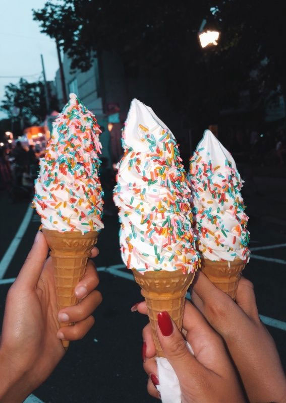 50+ Food Snapchat That Makes Your Mouth Watering : Milky Ice Cream
