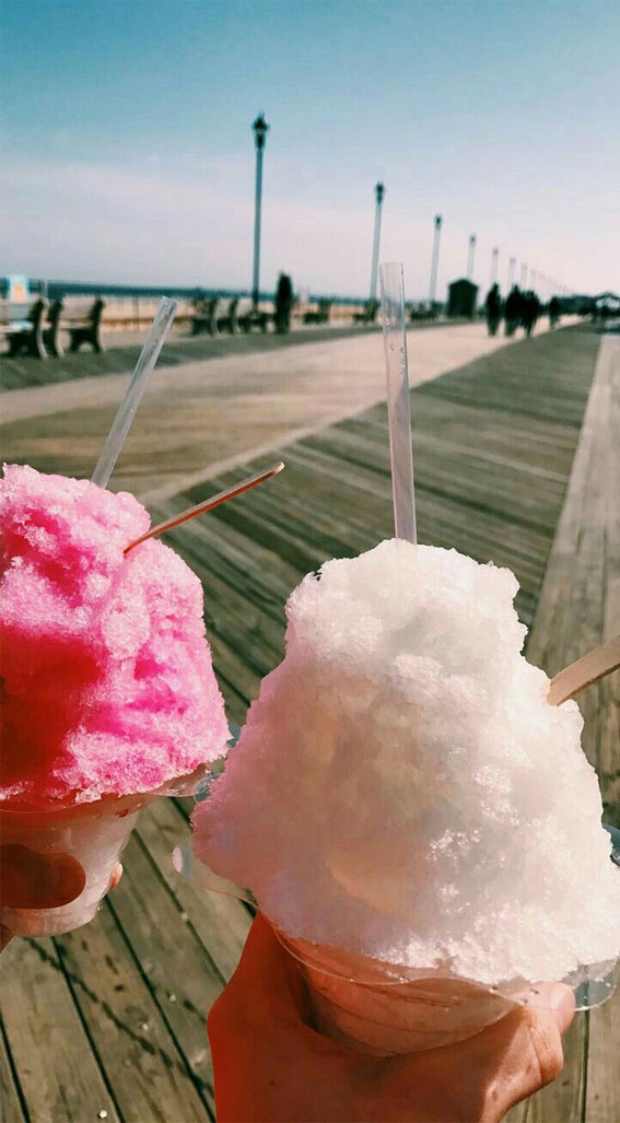 50+ Food Snapchat That Makes Your Mouth Watering : Pink Slushy
