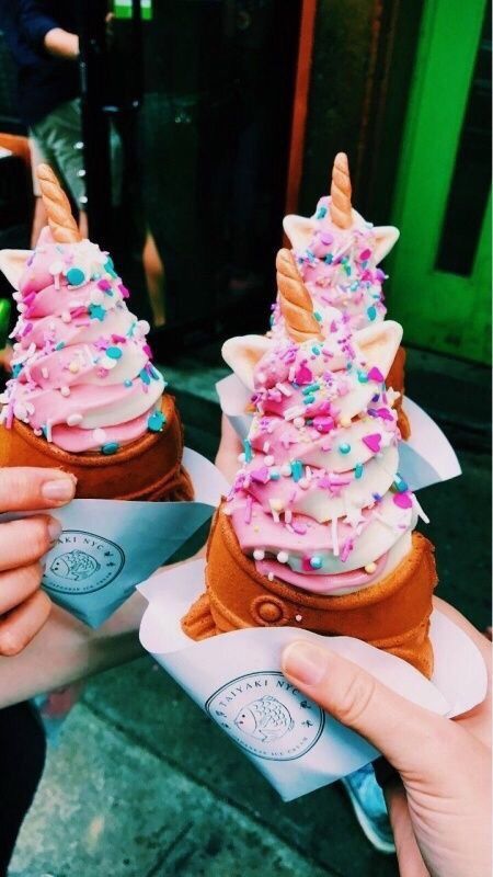 50+ Food Snapchat That Makes Your Mouth Watering : Unicorn Ice Cream