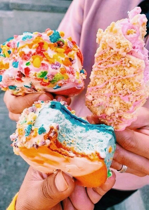 50+ Food Snapchat That Makes Your Mouth Watering : Yummy Sandwich Ice Cream