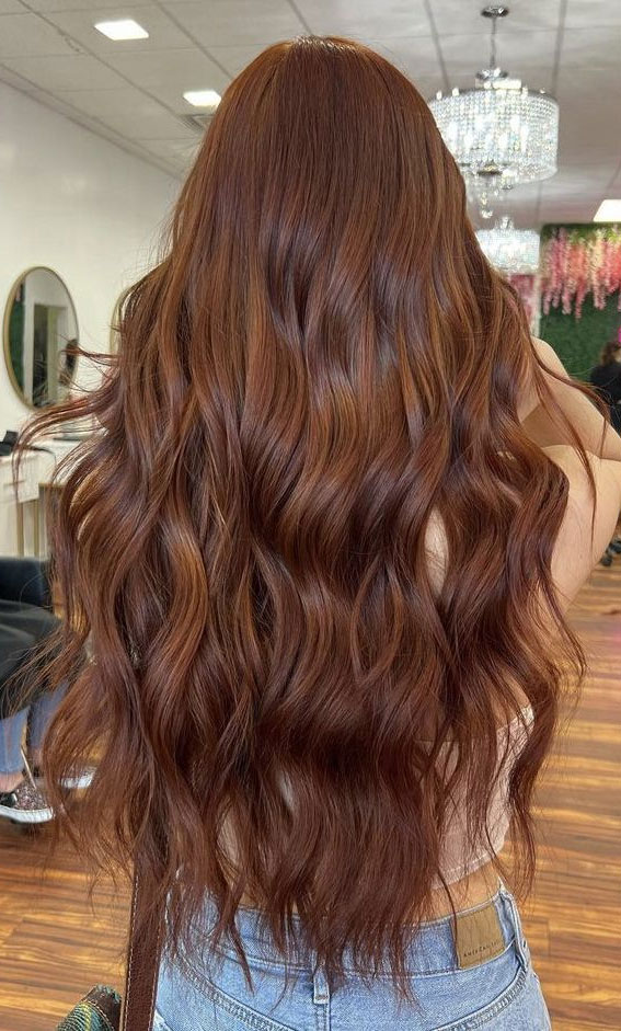 Copper Brown Blend, copper hair color, dark copper hair color