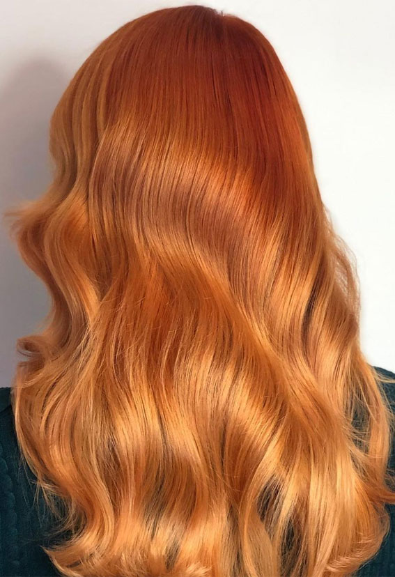 Copper Hair Color, Copper Pumpkin Spice Hair Colour