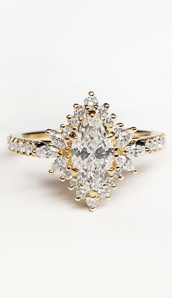 marquise engagement ring, diamond engagement ring, engagement ring