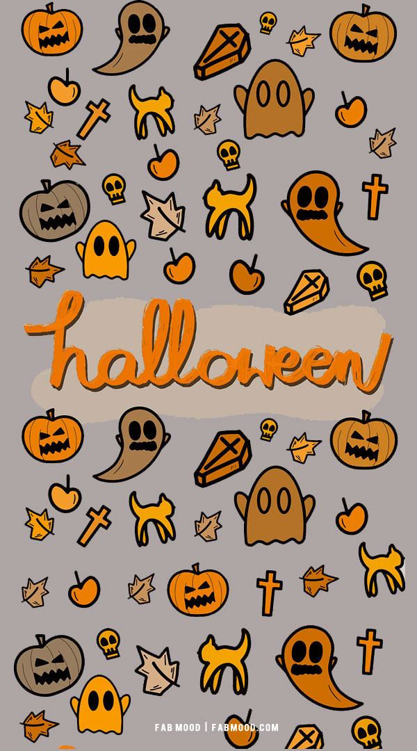 Spooktacular Halloween Wallpapers Good Ideas for Every Device : Grey Wallpaper for Phone