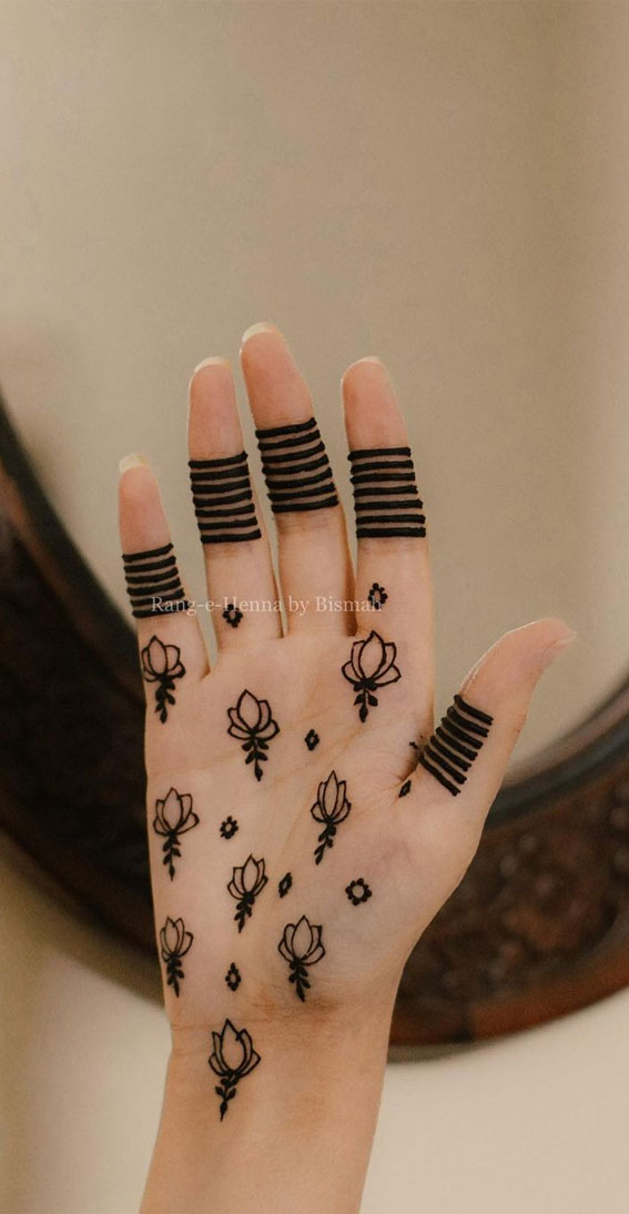 Minimalist Henna Designs, Simple Henna Designs, Floral Henna, Henna designs for bride,  Henna designs 2023, Henna Designs For Hand, Henna designs Arabic, Henna Designs, Henna designs palm, Henna design back hand, Simple henna designs for beginners