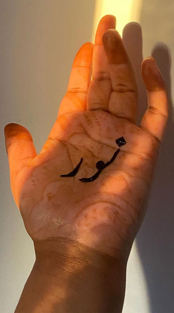 59 Timeless Pattern and Artistry Henna Designs : Arabic Henna on Palm