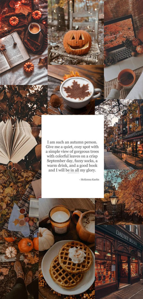 This is the perfect fall brown collage wallpaper, Autumn Collage, Cozy fall, Fall wallpaper, Fall Collage Wallpaper, Fall Wallpaper iPhone 15, Autumn Collage Wallpaper for phone