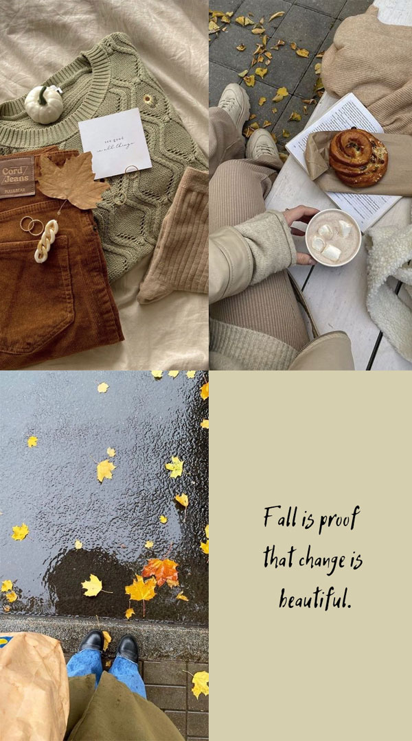 .This is beautiful fall collage. Fall collage, autumn collage, fall collage for phone, fall collage for iPhone, Autumn collage ideas