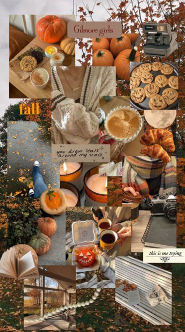Harvest Harmony Collages of Autumn's Beauty : Latte & Pumpkin Biscuits ...