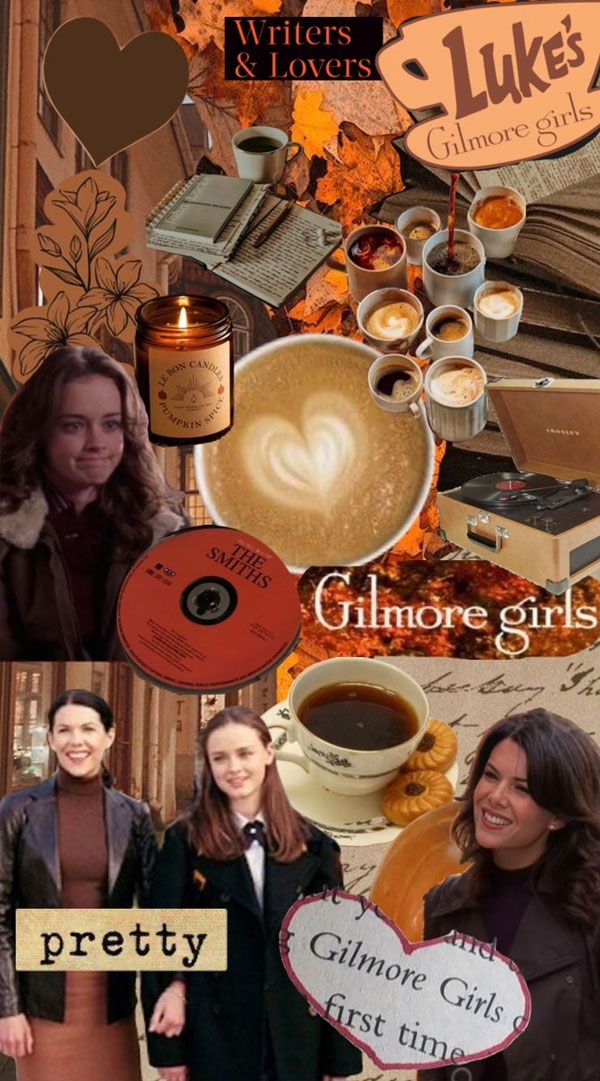 Harvest Harmony Collages of Autumn’s Beauty : Writer & Lovers Gilmore Gilrs
