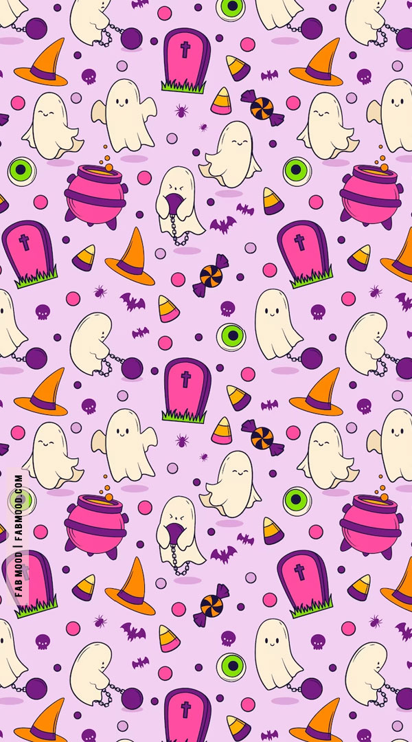 Spooktacular Halloween Wallpapers Good Ideas for Every Device : Light Purple