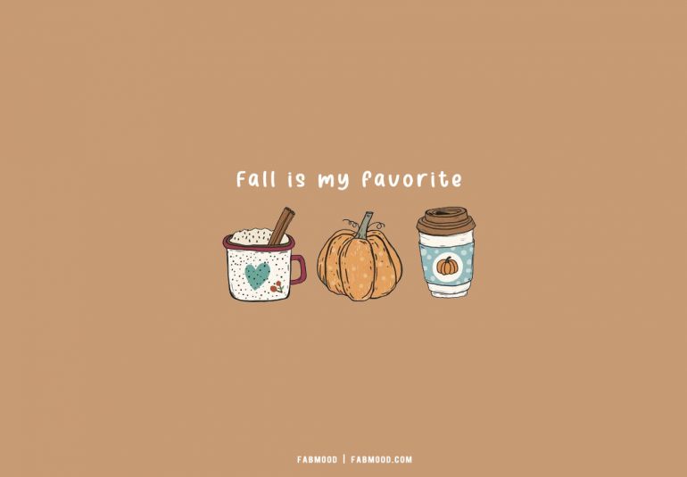 Cute Fall Wallpaper Ideas to Brighten Up Your Devices : Warm Beverage ...