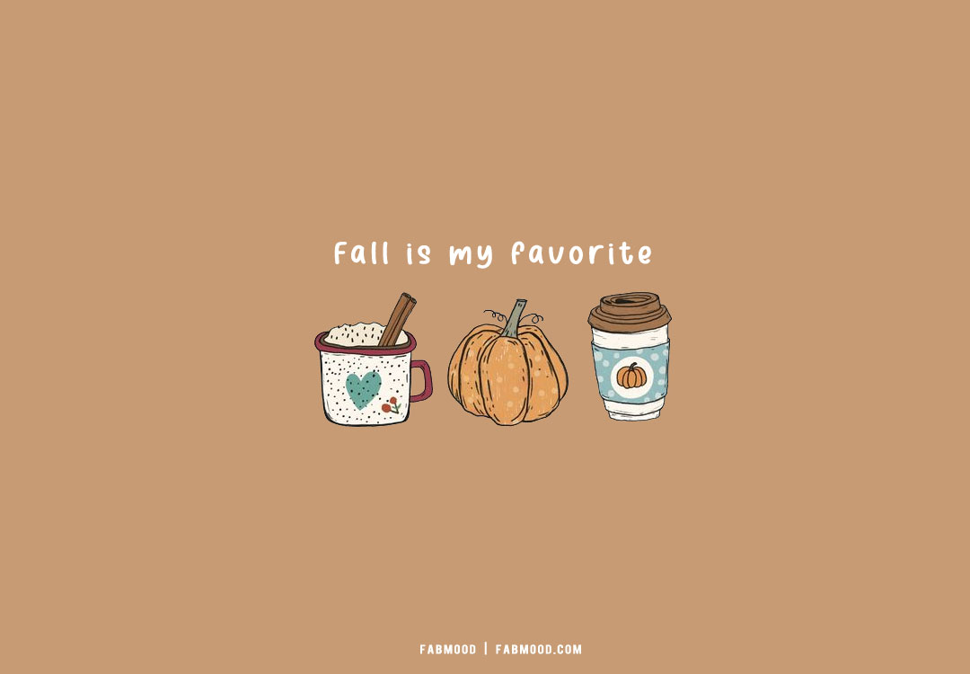 Cute Fall Wallpaper Ideas to Brighten Up Your Devices : Warm Beverage Delight
