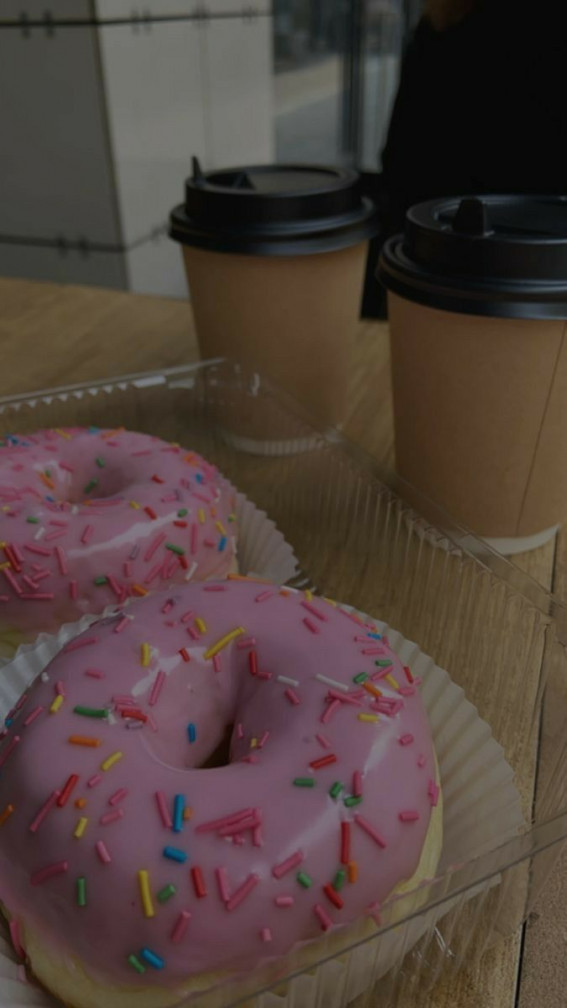 Irresistible Food Cravings Unveiled : Take Away Donuts & Coffees