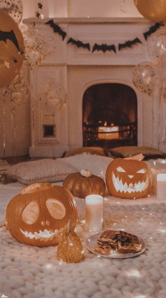 50 Visual Journeys Through Fall’s Aesthetics : Halloween Home Decor