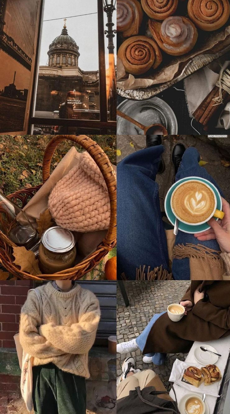 This is beautiful fall collage. Fall collage, autumn collage, fall collage for phone, fall collage for iPhone, Autumn collage ideas