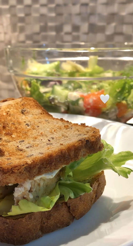 Indulgent Eats 50+ Foodgasmic Delights : Caesar Salad Sandwich