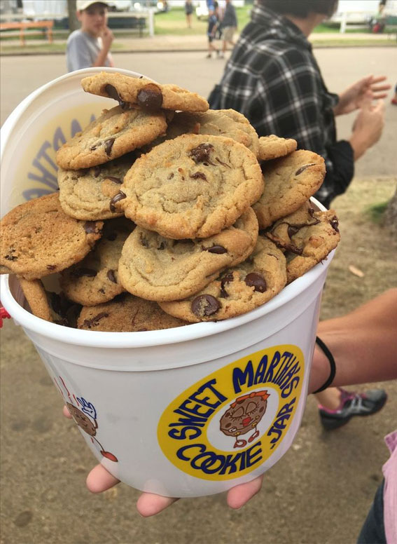 Indulgent Eats 50+ Foodgasmic Delights : Bucket of Chocolate Chip Cookies