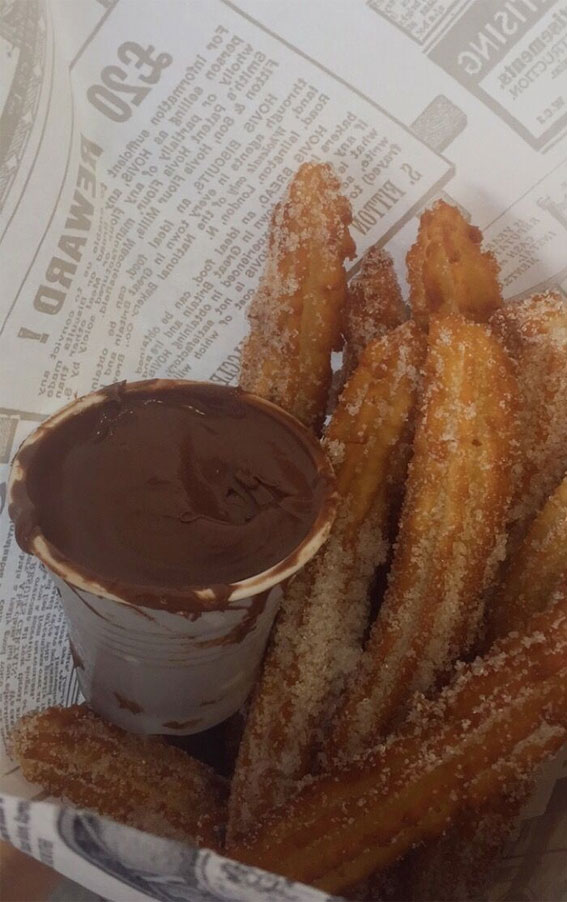 Indulgent Eats 50+ Foodgasmic Delights : Churros & Chocolate Dip