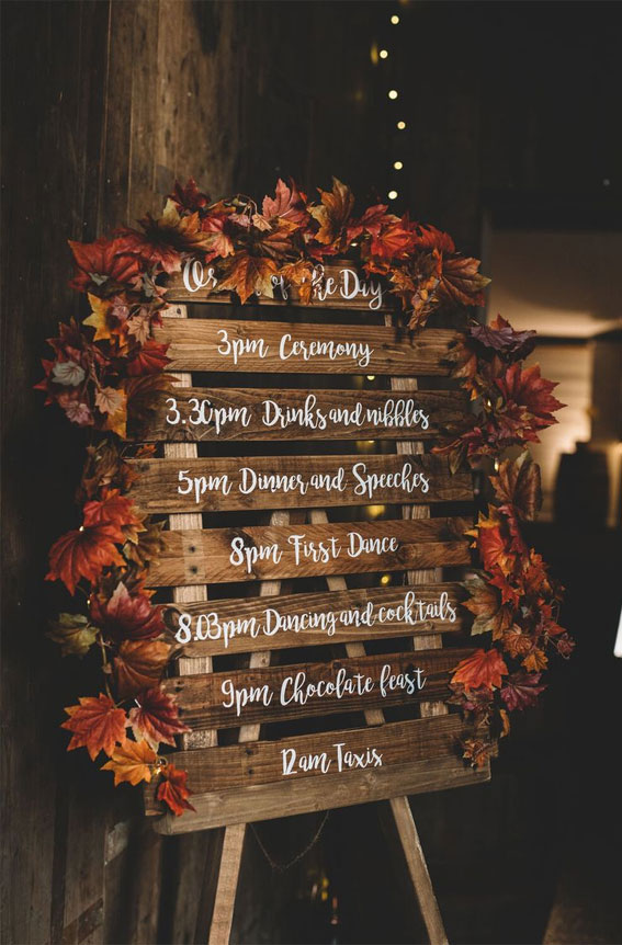 fall wedding, fall wedding ideas, autumn wedding