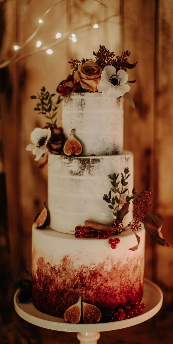 Wedding Cake, Fall Wedding Cake