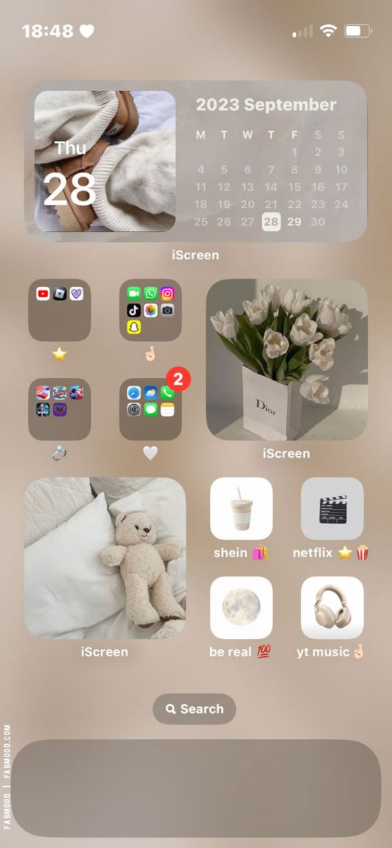 15 Cute iPhone Home Screen Ideas : Teddy Wallpaper 1 - Fab Mood ...
