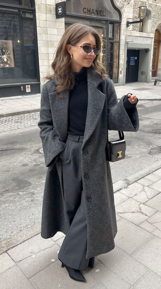 coat and denim, coat outfit, wool coat jacket, what to wear in winter, winter outfit ideas