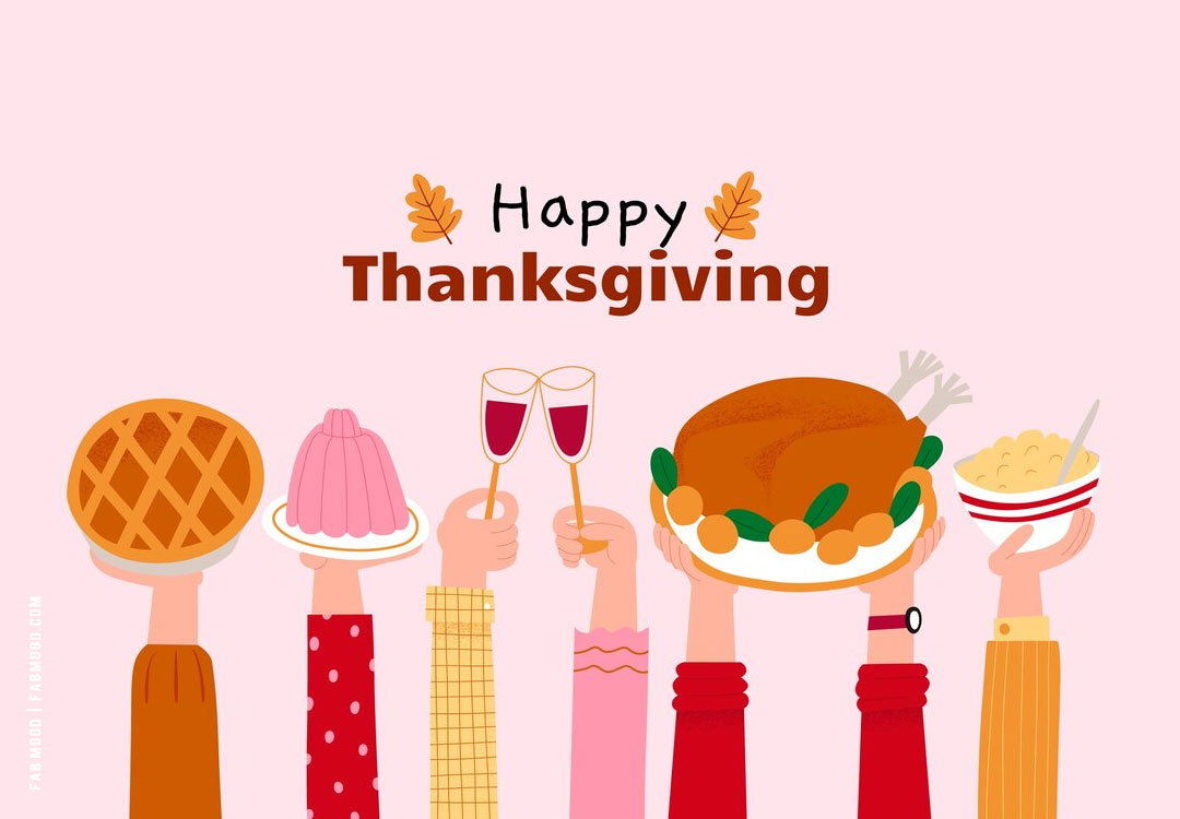 10 Thanksgiving Wallpapers for Desktop & Laptop Delight : Cute Pink Thanksgiving Wallpaper