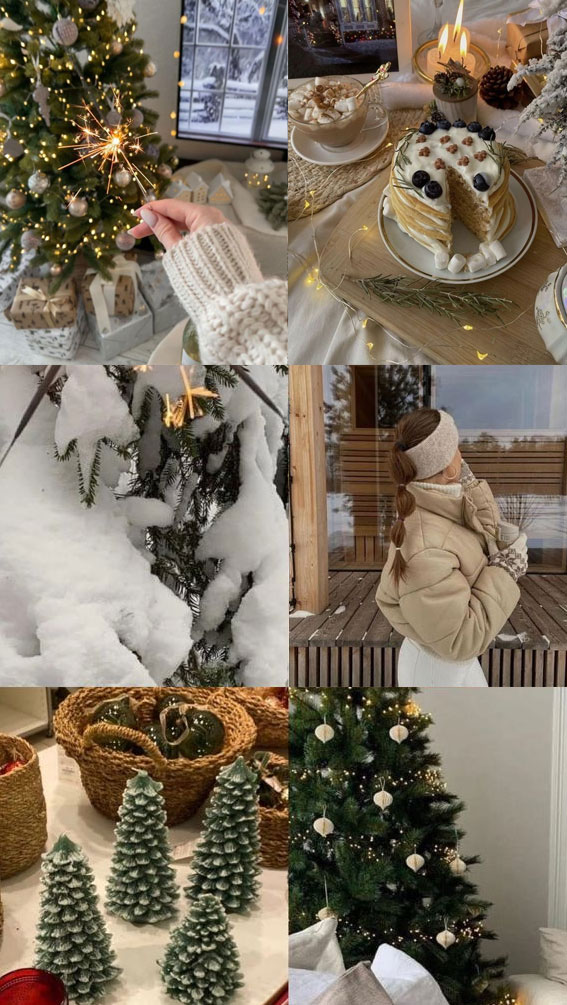 Winter Whisper Collage Ideas : Neutral Sparkle