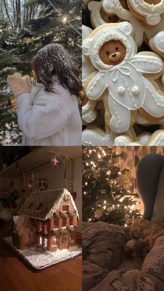 Winter Whisper Collage Ideas : Teddy Bear Cookies
