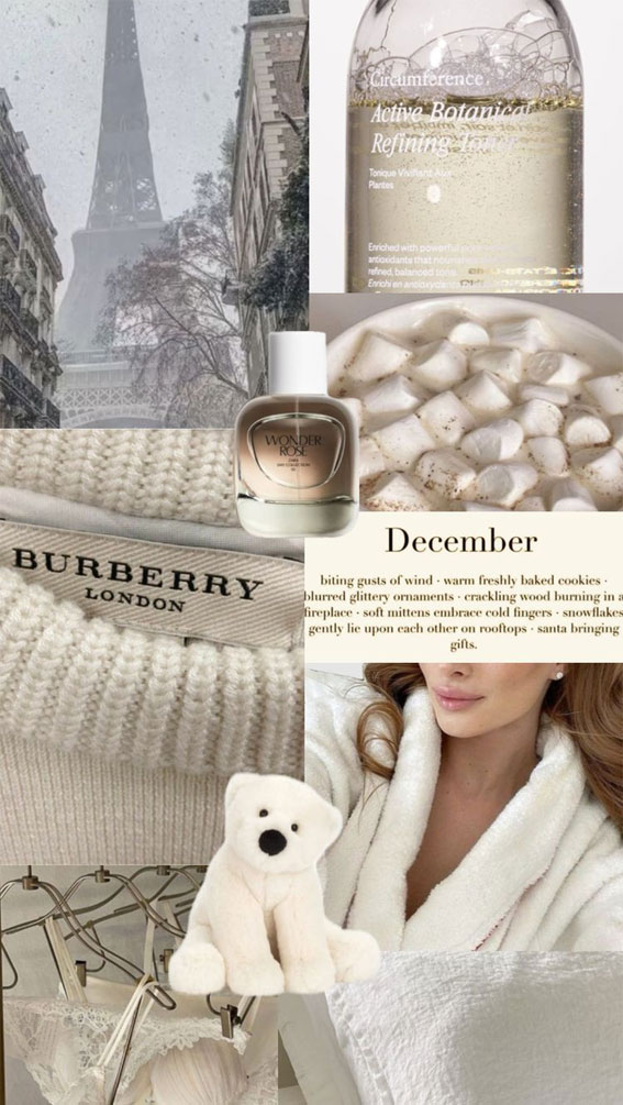 Winter Whisper Collage Ideas : December