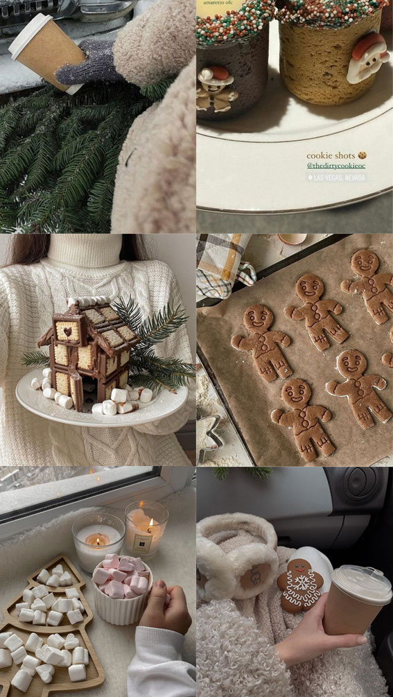 Winter Whisper Collage Ideas : Cookie Wreath