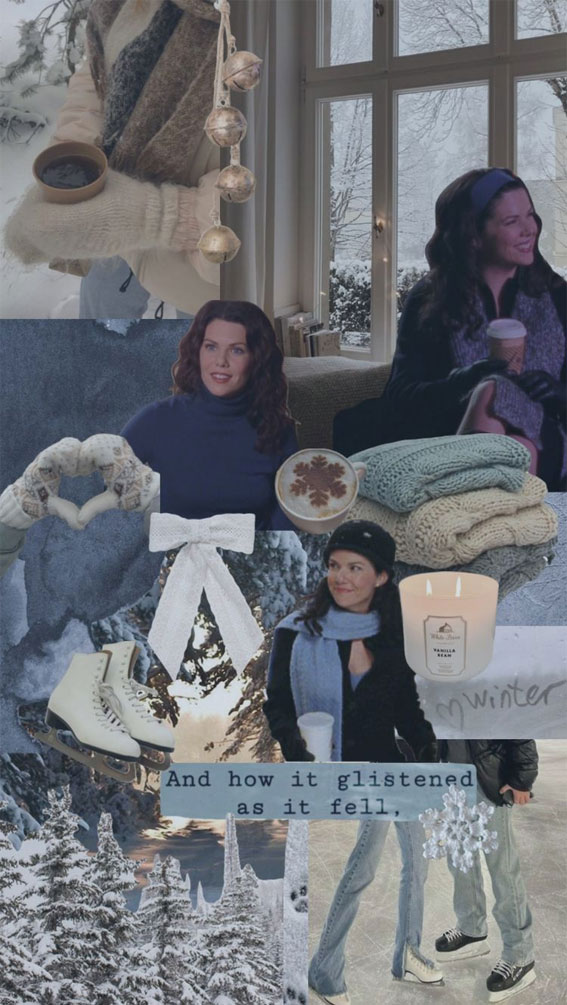 Winter Whisper Collage Ideas : Gilmore Girls Winter