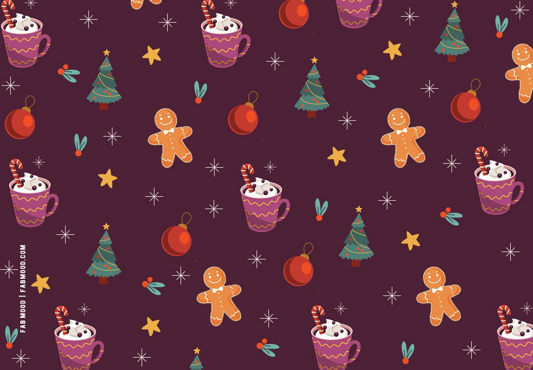 Festive Christmas Wallpapers To Bring Warmth & Joy To Any Device : Purple Wallpaper for Desktop & Laptop