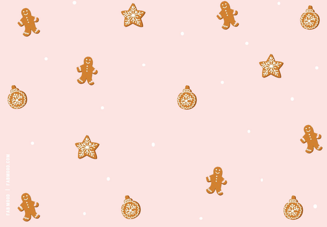 Festive Christmas Wallpapers To Bring Warmth & Joy To Any Device : Gingerbread Wallpaper