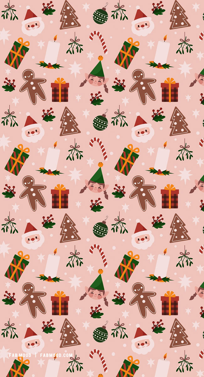 Festive Christmas Wallpapers To Bring Warmth & Joy To Any Device : Santa & Elf Wallpaper