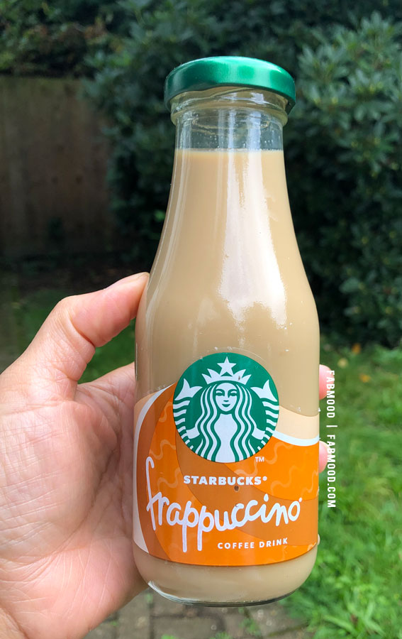 Temptation on a Plate Food Snapshot : Frappuccino Coffee Starbucks in Bottle