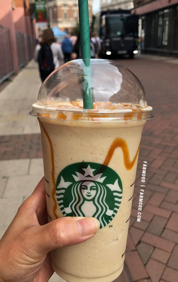 Temptation on a Plate Food Snapshot : Coffee Frappuccino with Caramel