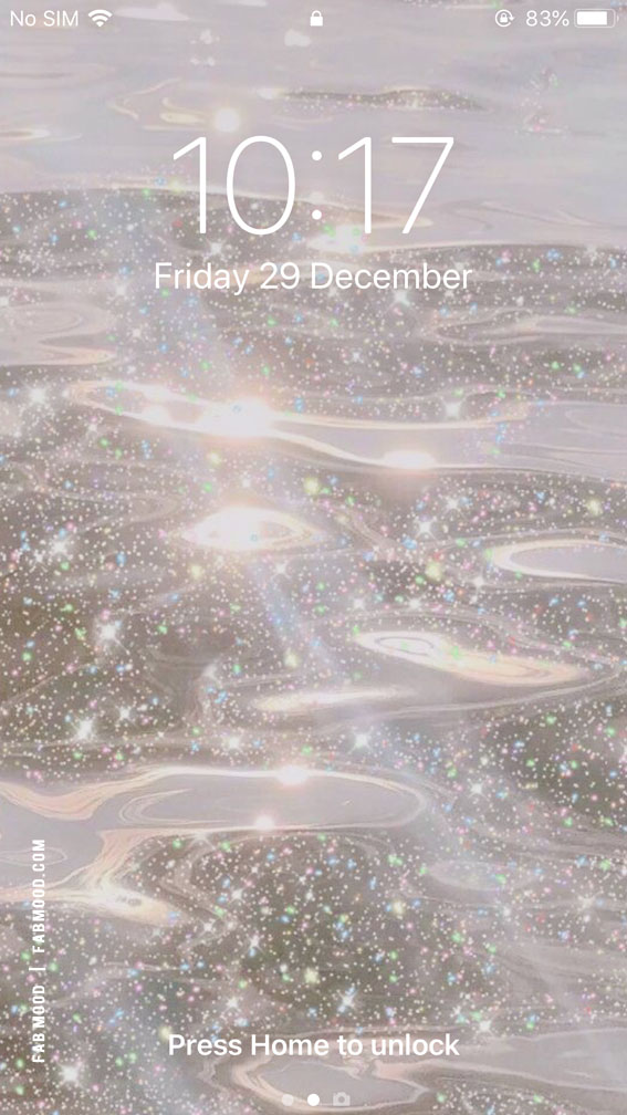 White Serenity Home Screen Wallpaper : Sea Sparkle Wallpaper for iPhone & Phone