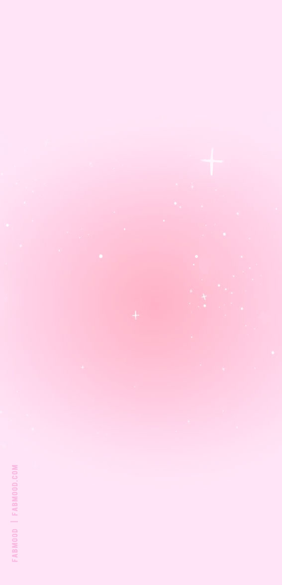 Soulful Auras & Heartfelt Harmony Wallpapers : Light Pink Aura with Sparkles