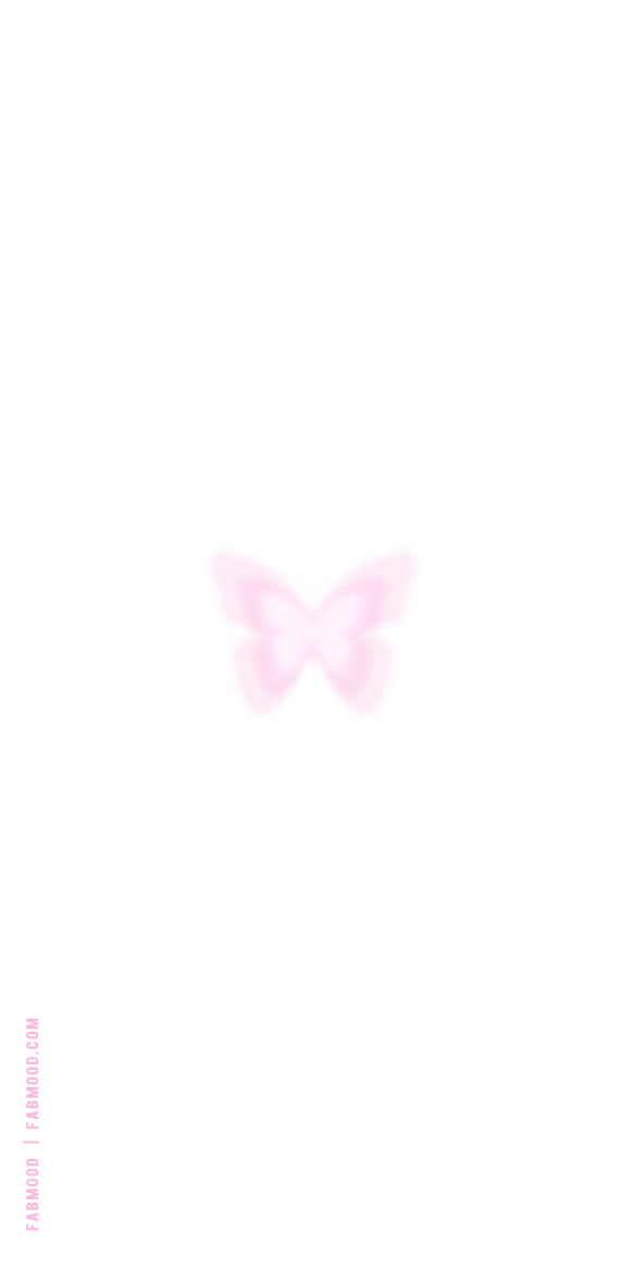 Soulful Auras & Heartfelt Harmony Wallpapers : Aura Pink Butterfly Wallpaper For iPhone & Desktop