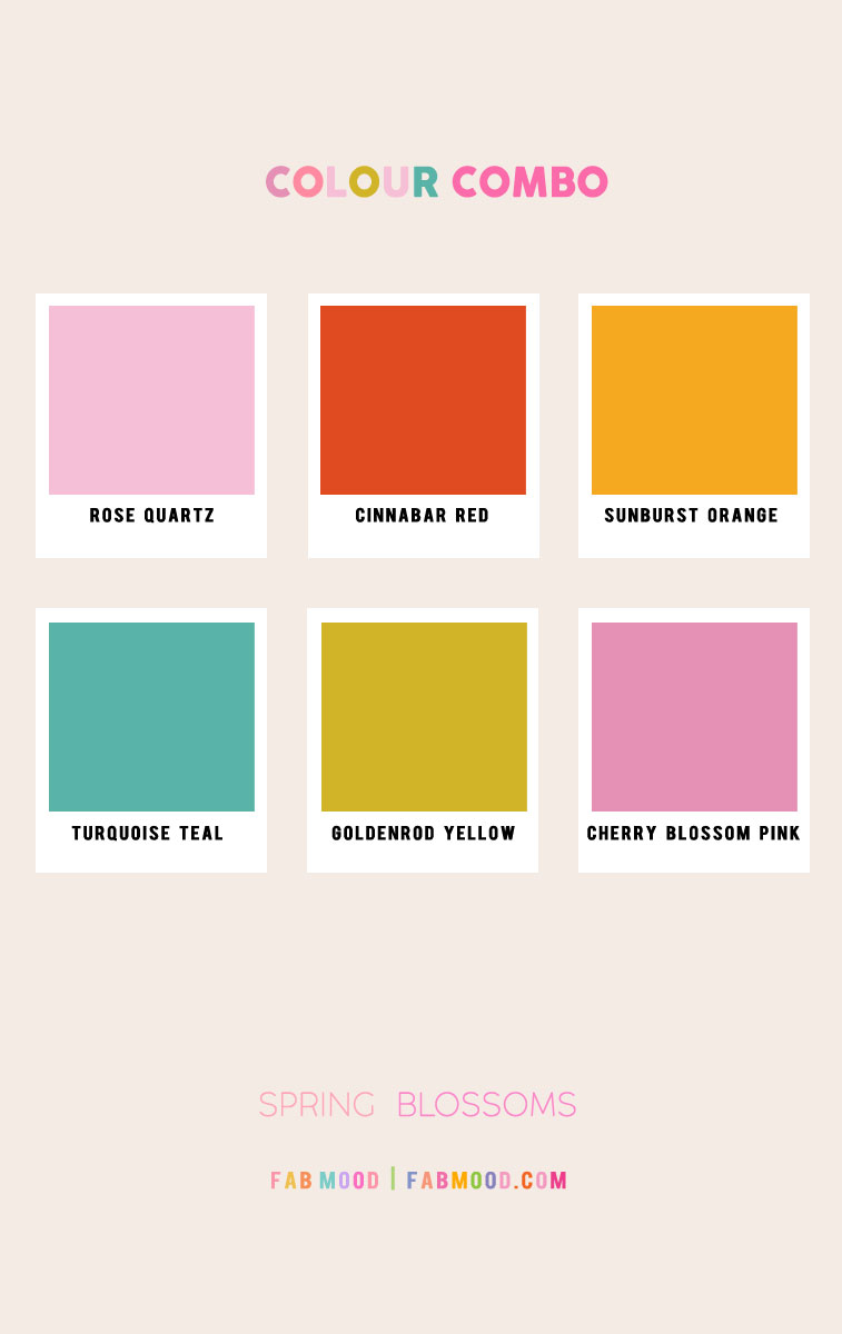 27 Spring Colour Palette Perfections : Spring Blossoms