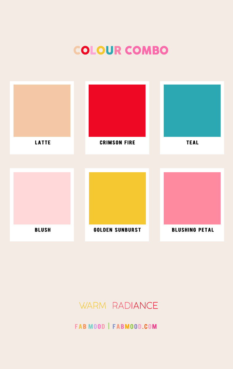 27 Spring Colour Palette Perfections : Warm Radiance
