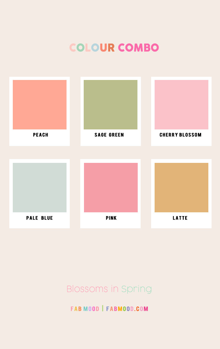 27 Spring Colour Palette Perfections : Blossoms in Spring