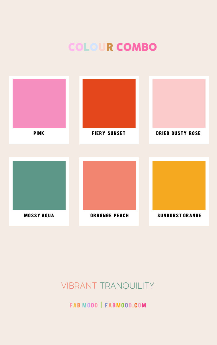 27 Spring Colour Palette Perfections : Vibrant Tranquility