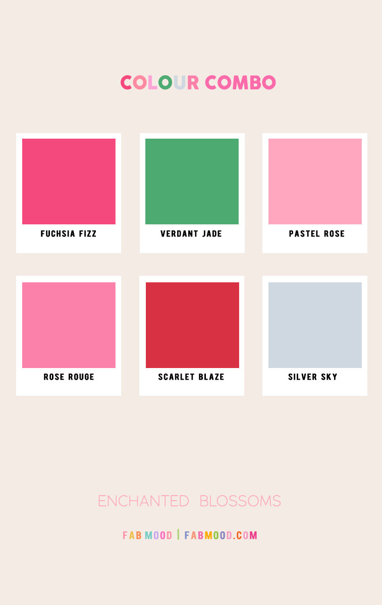 27 Spring Colour Palette Perfections : Enchanted Blossoms