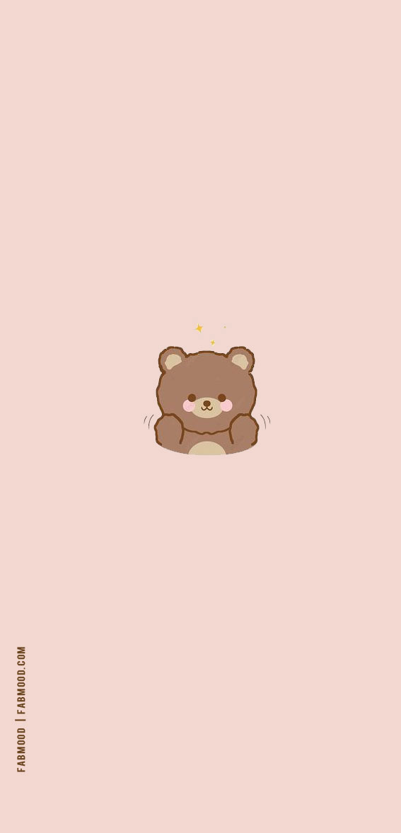 17 Cute Teddy Bear Wallpaper Ideas for Every Device : A Teddy Bear Pink Wallpaper