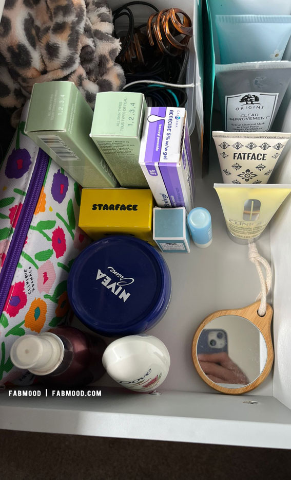 Capturing the Beauty of Skincare Journey : Tidy Drawer Tranquility